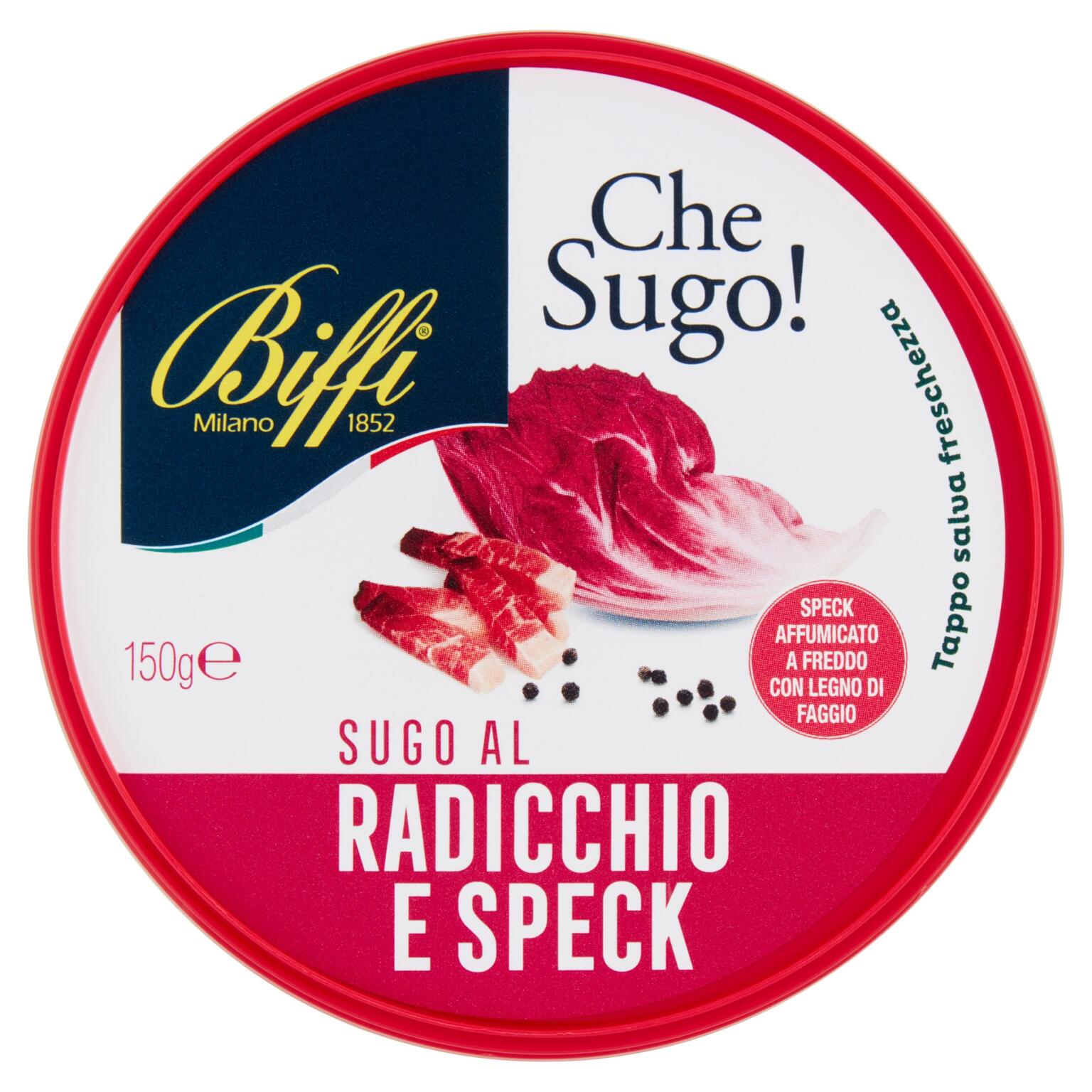 Sugo fresco radicchio e speck 150g Biffi
