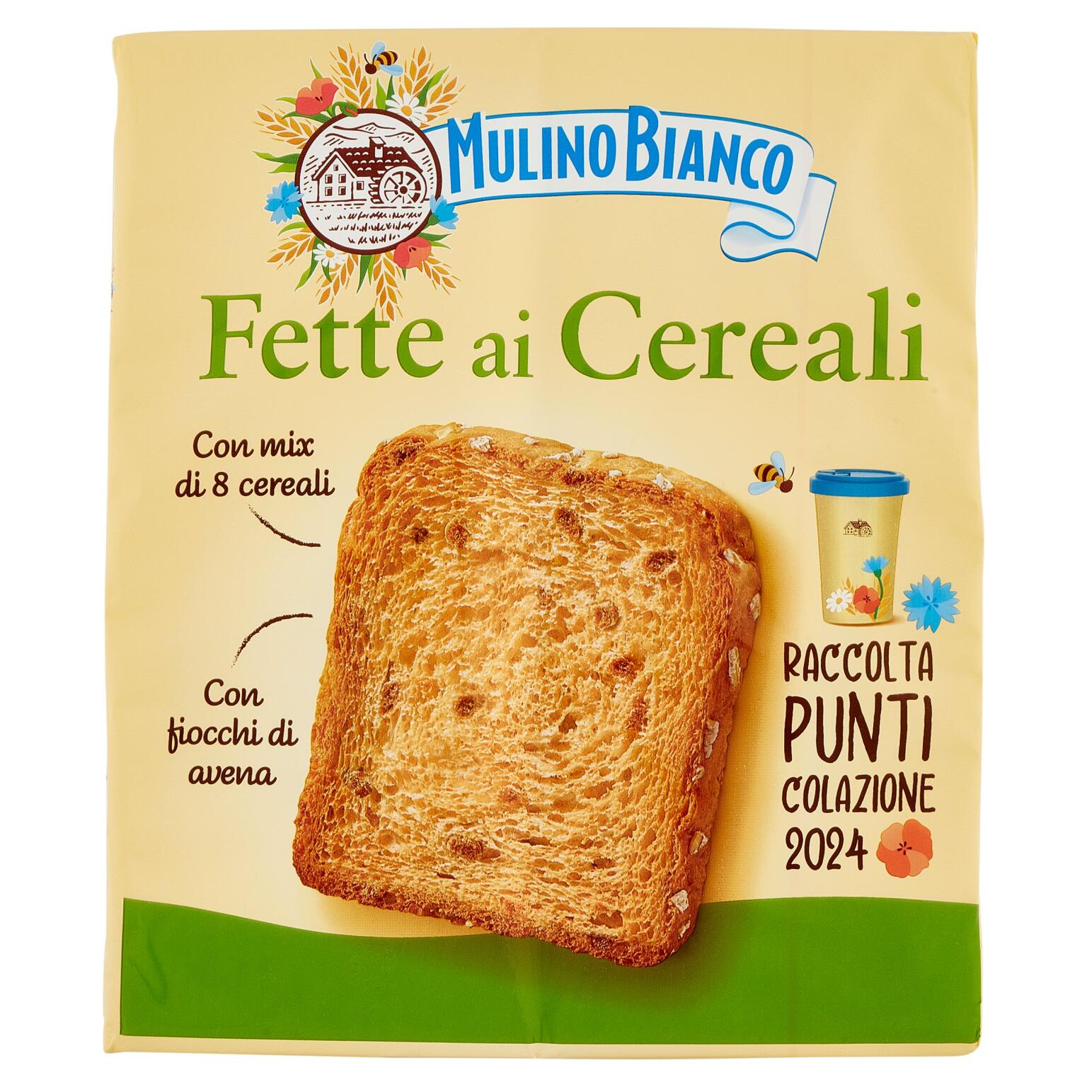 Fette biscottate le cereali 315g Mulino Bianco