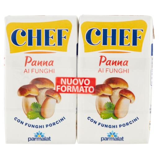 Panna da cucina ai funghi 2x125ml Parmalat