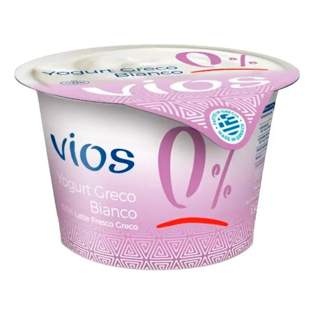 Yogurt greco Vios 0% bianco 150g Holicon