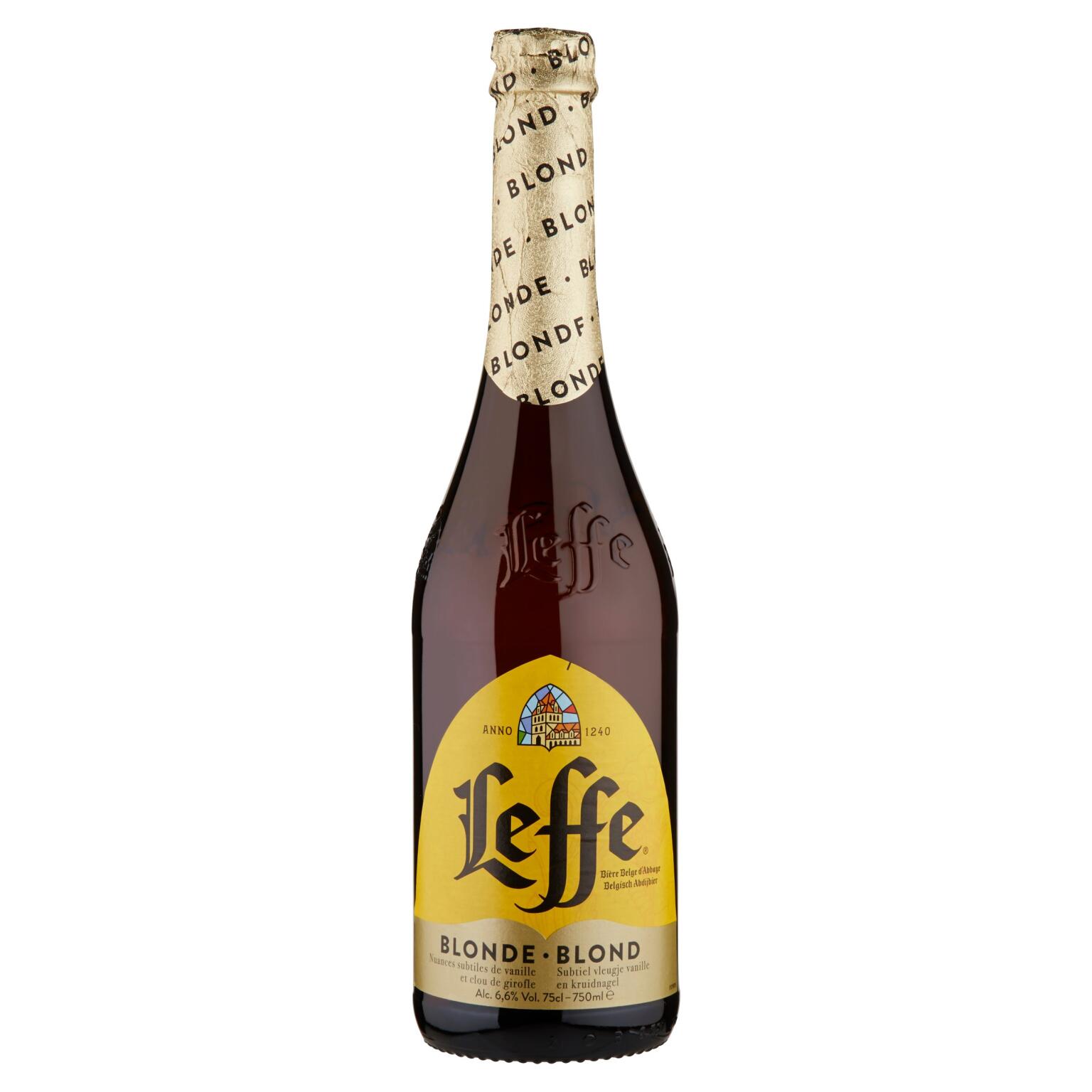 Birra Bottiglia blonde 75cl Leffe