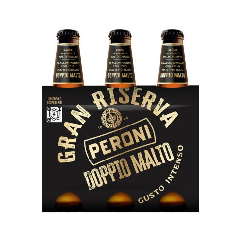 Birra Peroni Gran riserva, doppio malto 3x33cl bottiglia