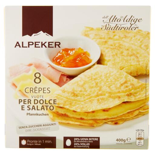 Crepes vuota Bio 400g Alpeker