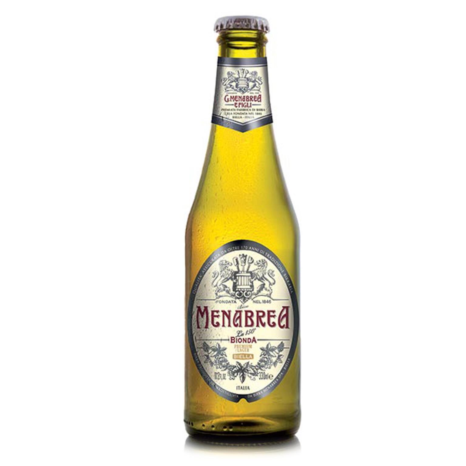 Birra Menabrea bionda bottiglia 33cl