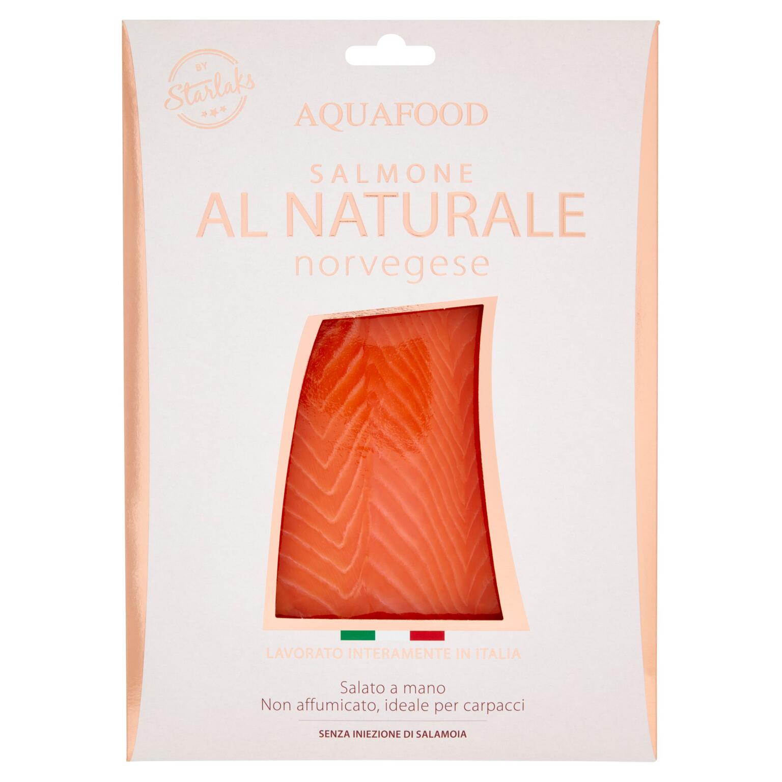 Salmone Norvegese al naturale per carpaccio 100g Starlaks