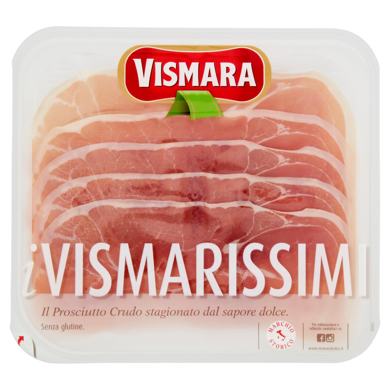 Prosciutto crudo stagionato 80g, I Vismarissimi