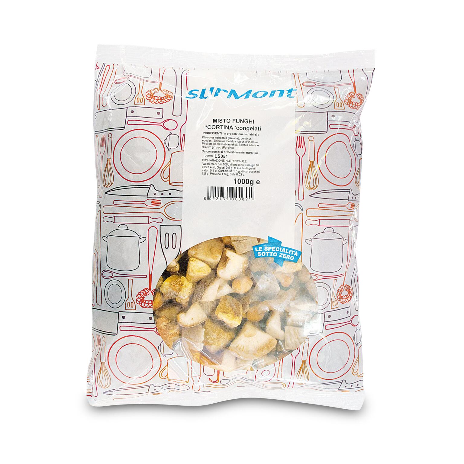 Misto funghi congelato 1 Kg Surmont