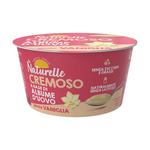 Dessert a base di albume d'uovo gusto Vaniglia da 150g Le Naturelle