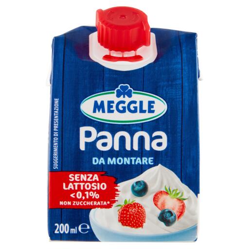 Panna da montare UHT 200ml Meggle senza lattosio