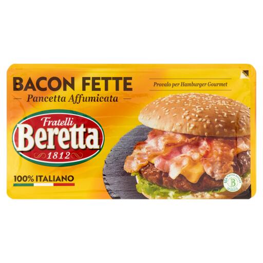 Bacon fette pancetta affumicata 100g Fratelli Beretta