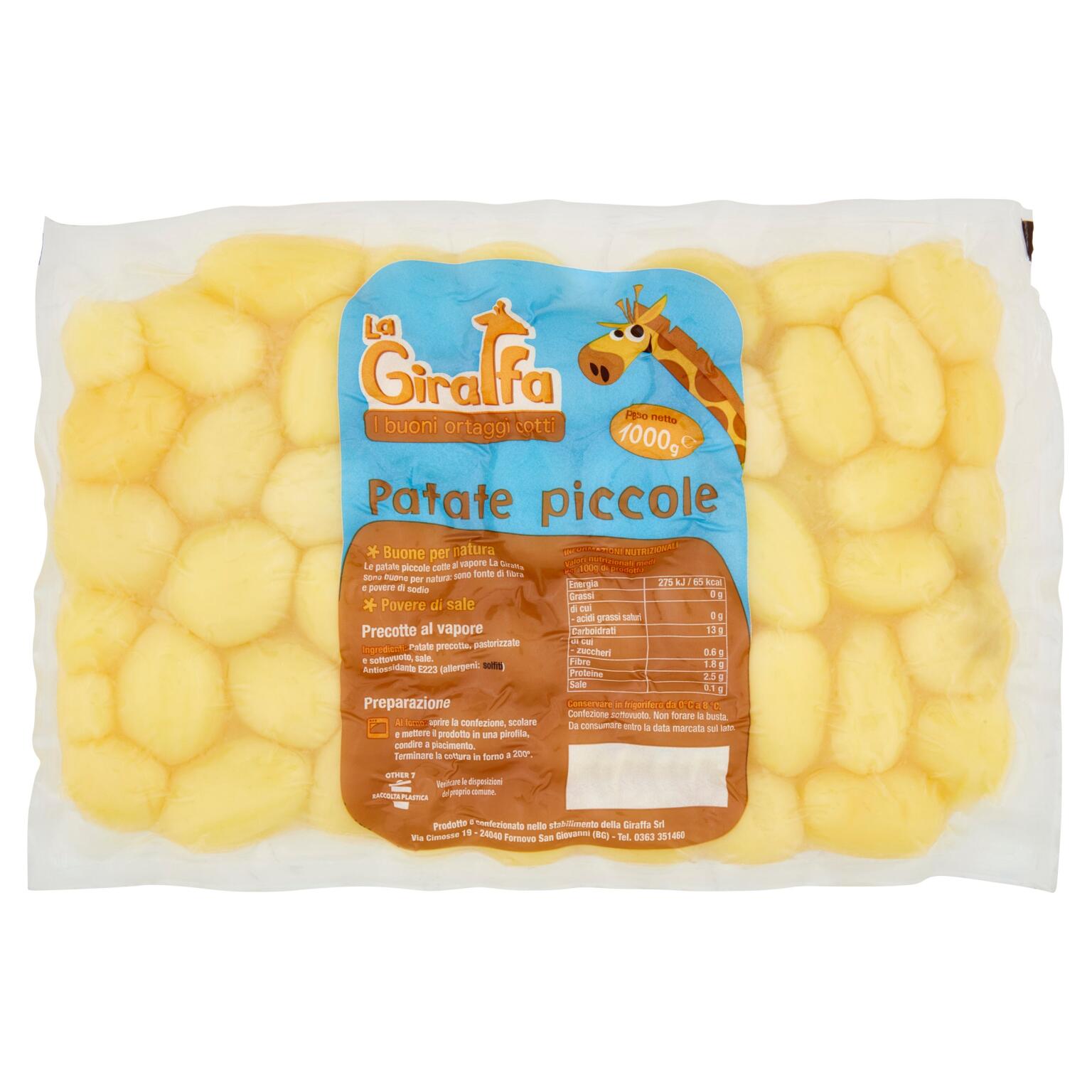 Patate al vapore kg.1 sottovuoto