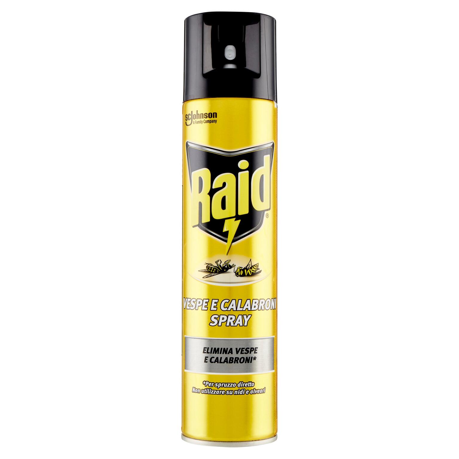 Raid insetticida per vespe e calabroni da 400ml