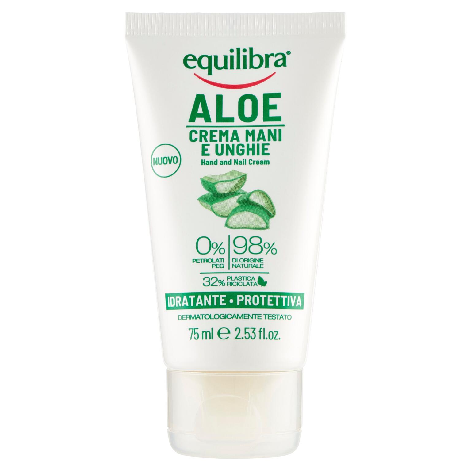 Crema mani aloe 75ml Equilibra