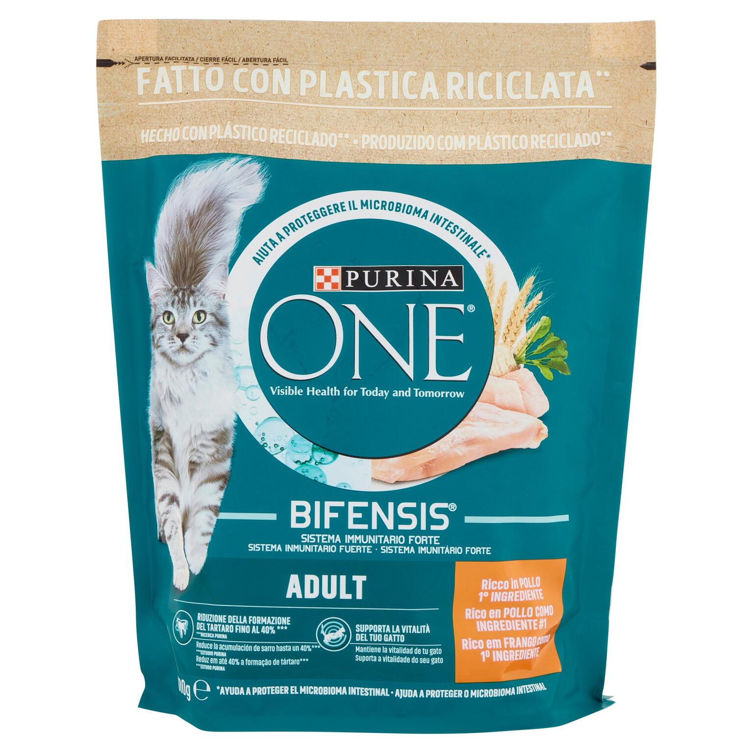 Purina One Cat pollo e cereali integrali 800g