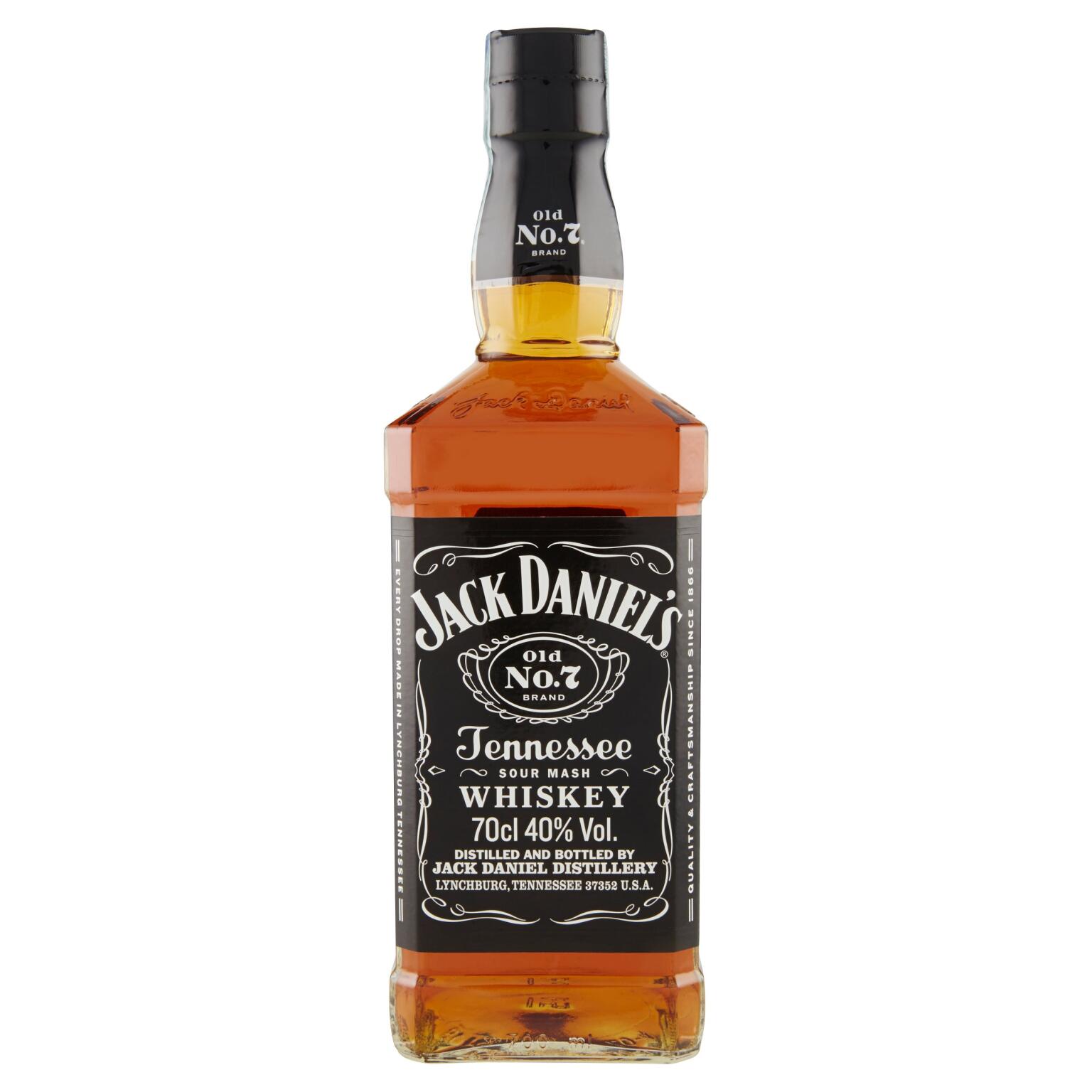 Jack Daniel's Tennessee Whiskey 40° 70cl