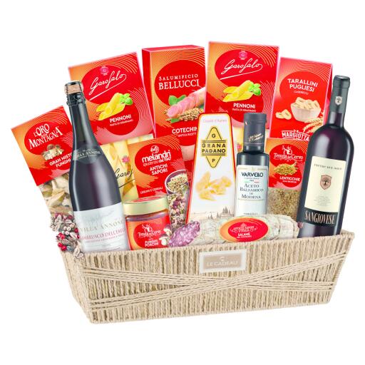 Cesto Natale vassoio Goloso 14pz Le Cadeau