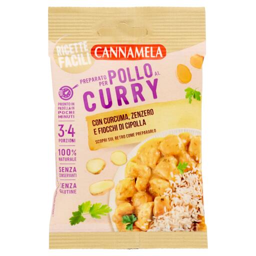 Preparato per salsa ideale per pollo al curry 30g Cannamela
