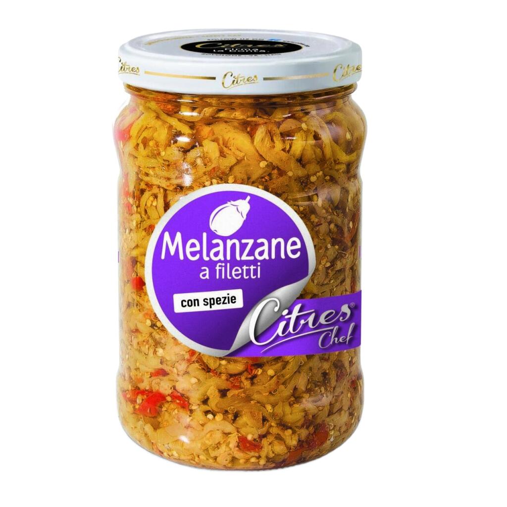 Melanzane a filetti in olio di semi di girasole 1550g Citres
