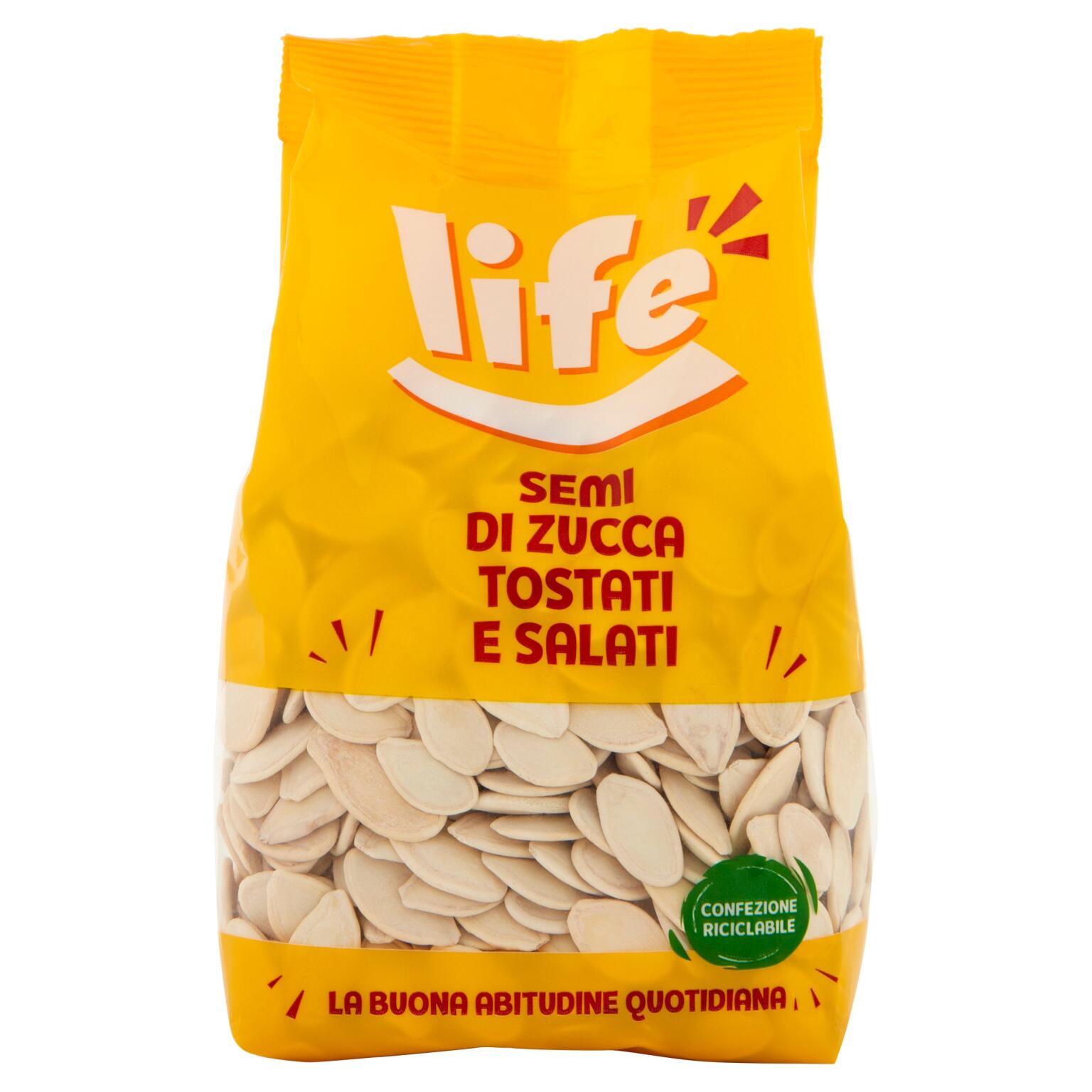 Semi di zucca tostati 250 g Life