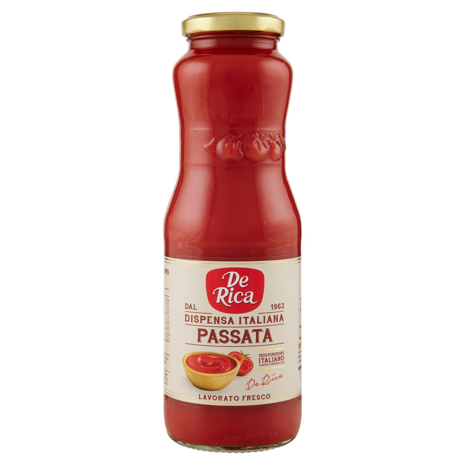 Passata pomodoro 100% italiano 700g De Rica