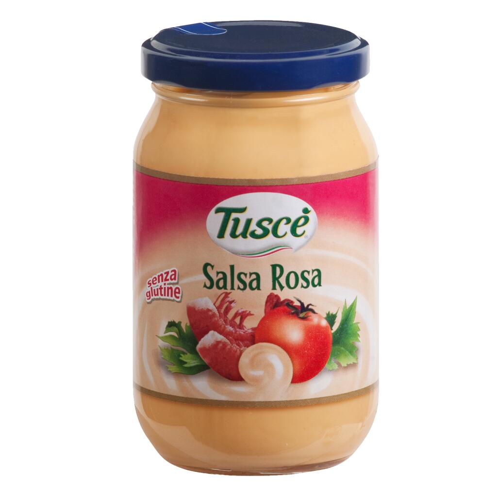 Salsa Rosa vaso 250ml Tusce