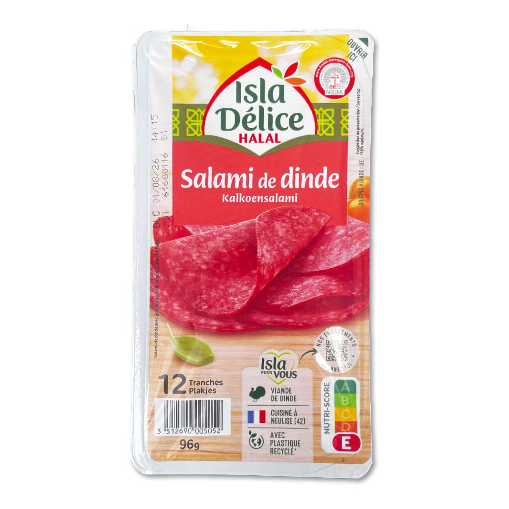 Salame di Tacchino Halal a Fette 96g Isla Deli