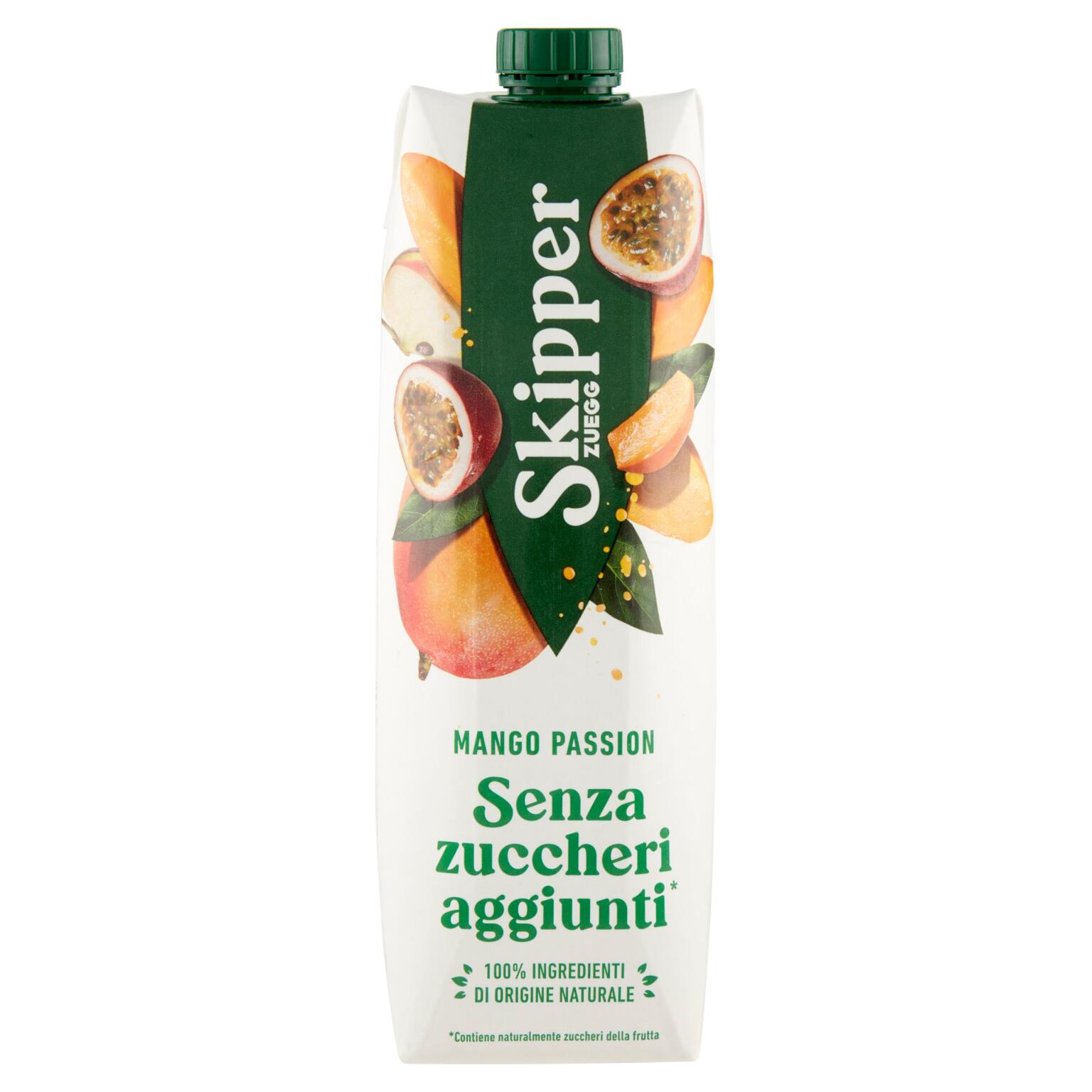 Skipper senza zucchero brik mango e passion 1 litro