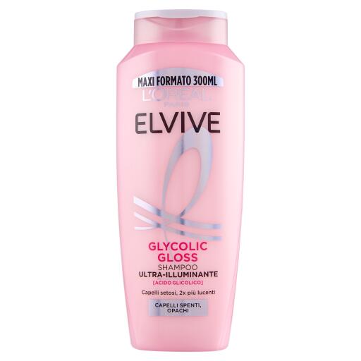 Shampoo Elvive Glycolic Gloss 300ml ultra illuminante