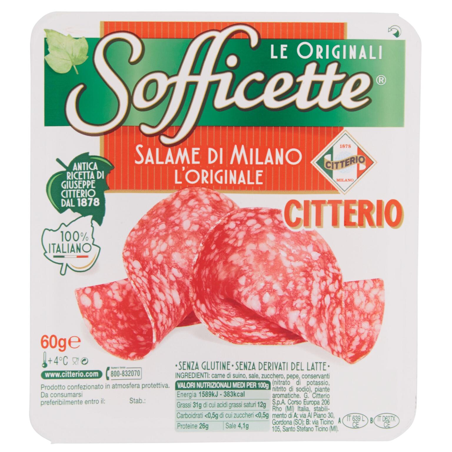 Sofficette di salame Milano 60g