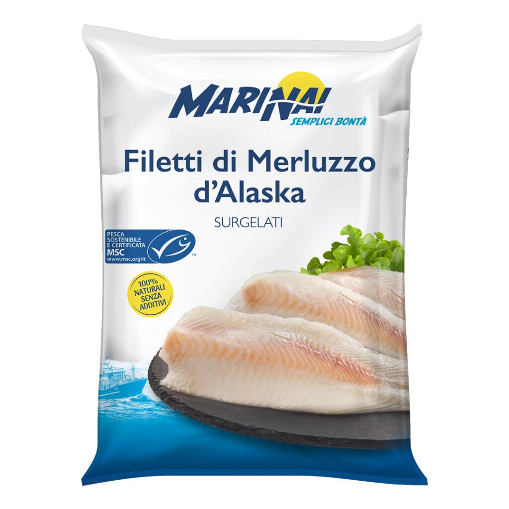 Filetti di merluzzo d'alaska 400g Marinai