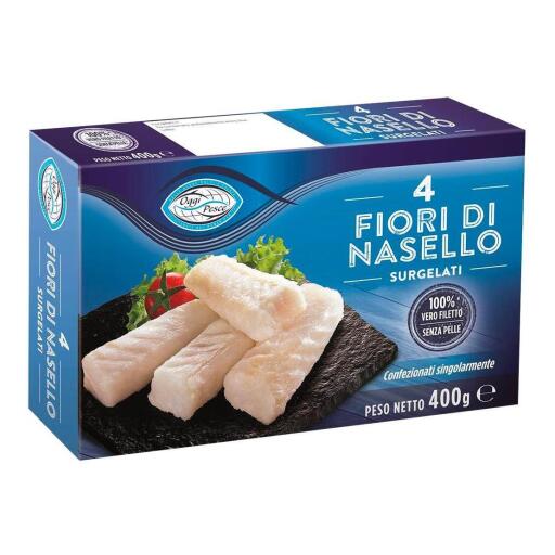 Fior di Nasello 4pezzi 400g Oggi Pesce