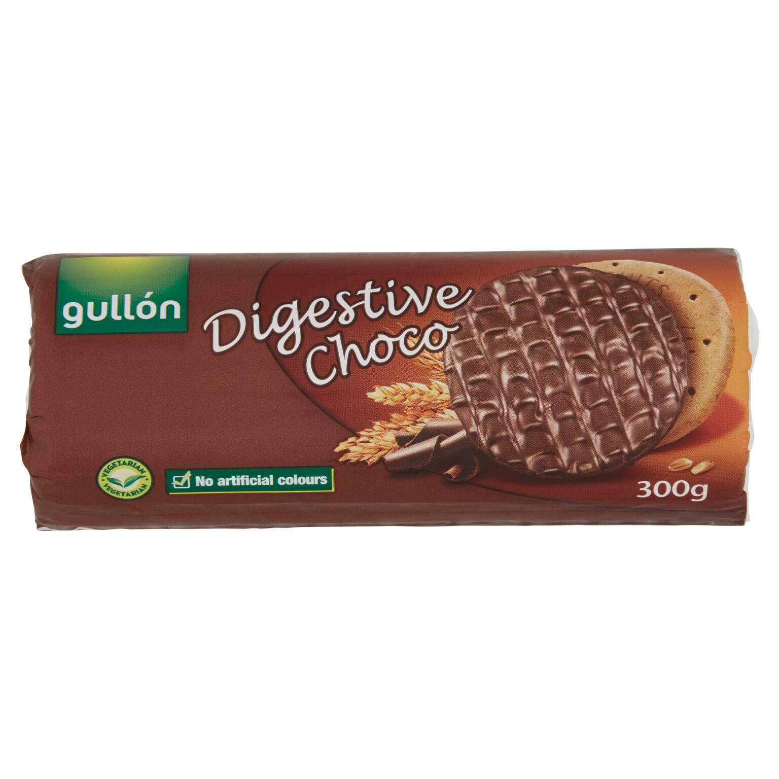 Biscotti digestive cioccolato Gullon tubo 300g