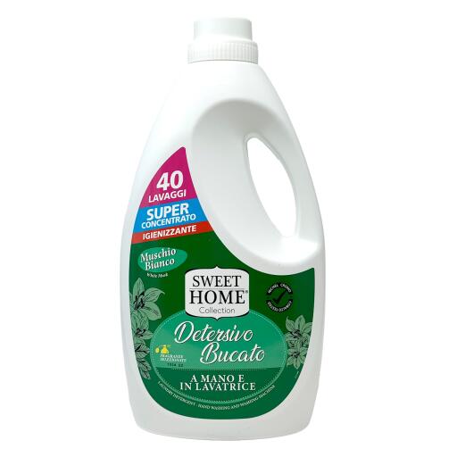 Detersivo per bucato da 2l 40lav. Muschio bianco Sweet Home