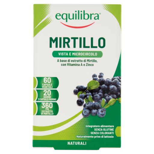 Mirtillo vegicaps 60 compresse 26g Equilibra