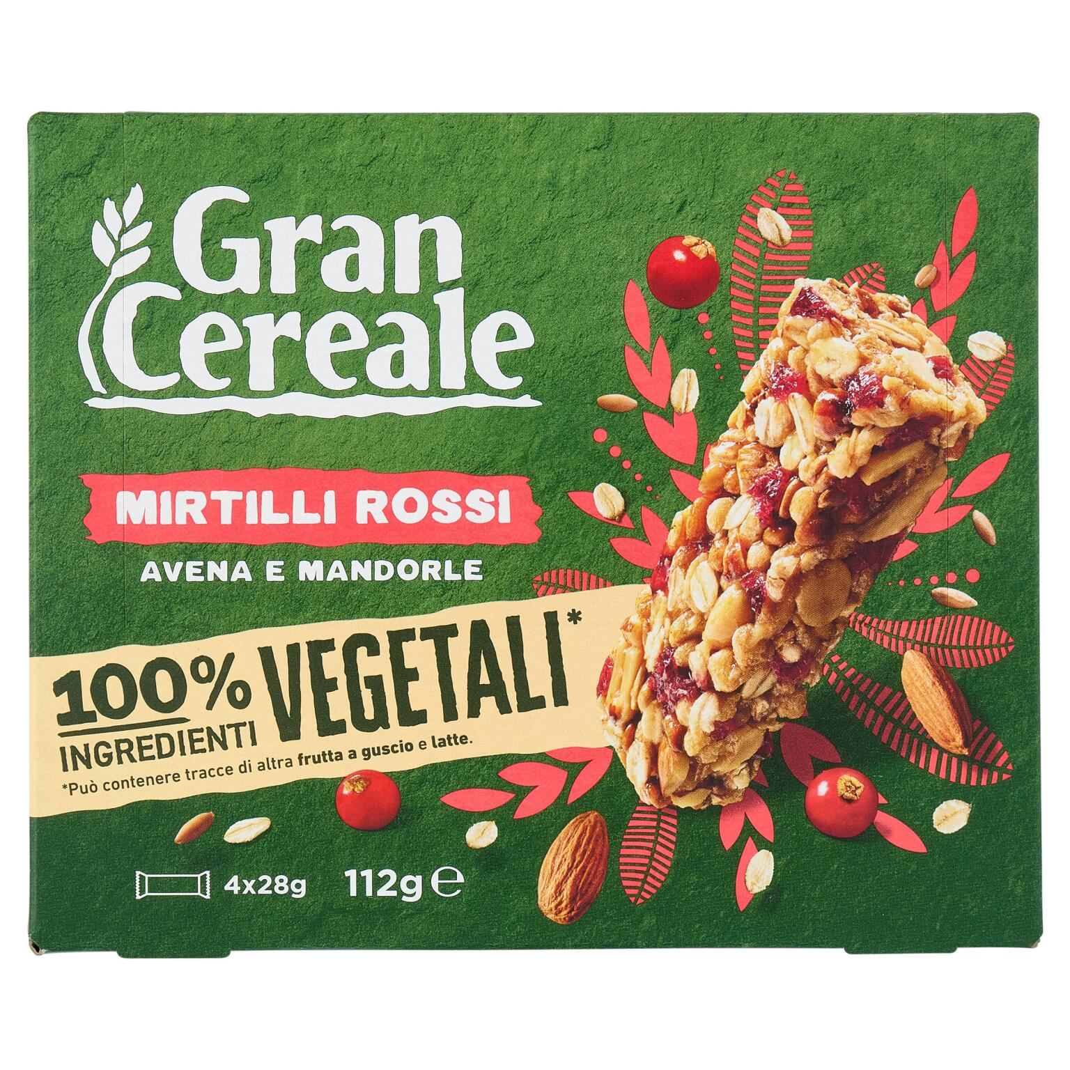 Barrette Grancerele Mirtillo Avena &Mandorla 112g Mulino Bianco