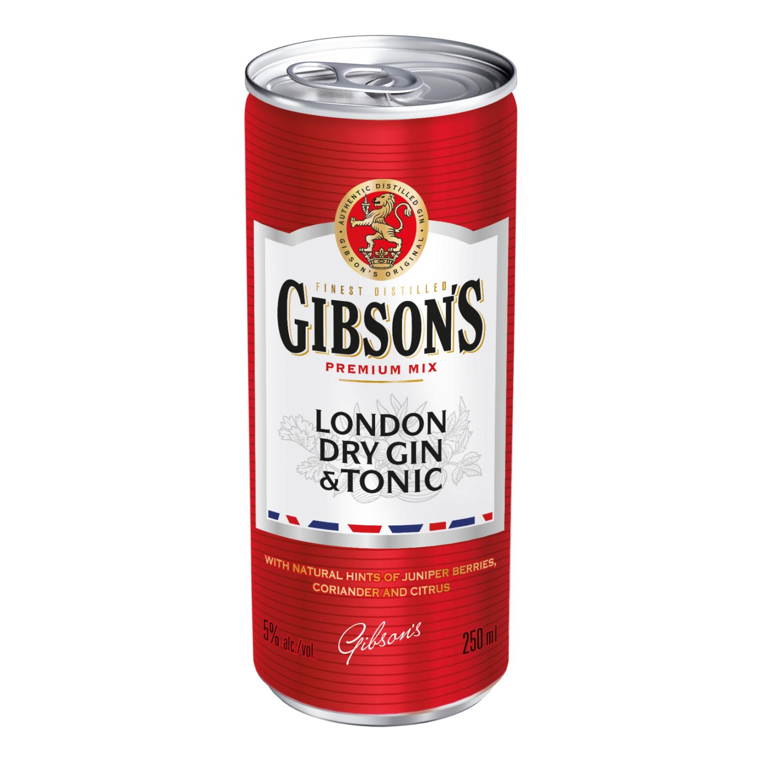 Gin&Tonic 250ml Gibson's lattina