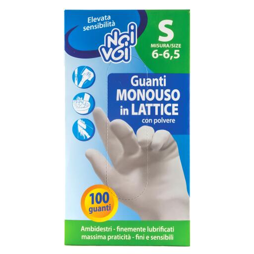 Noi&Voi Guanti S Monouso Lattice 100pz