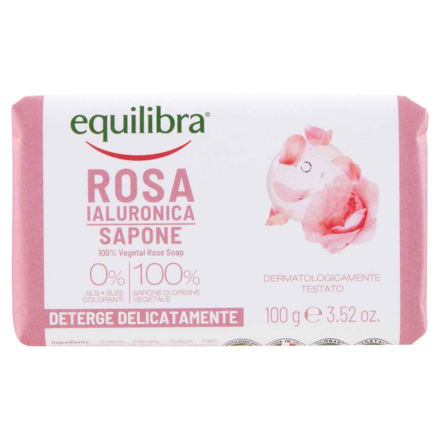 Sapone Rosa Ialuronica 100g