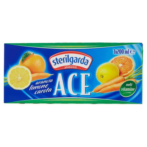 Succo e polpa ace 3x200ml Sterilgarda