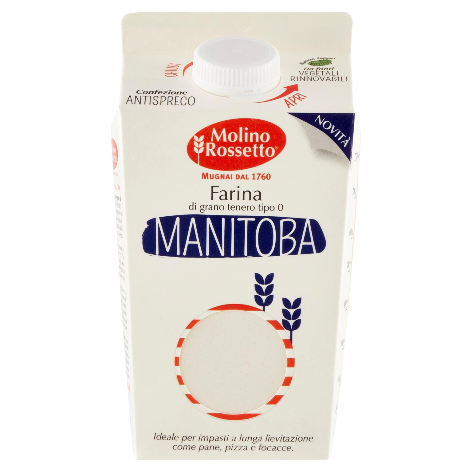 Farina manitoba brik 750g Molino Rossetto