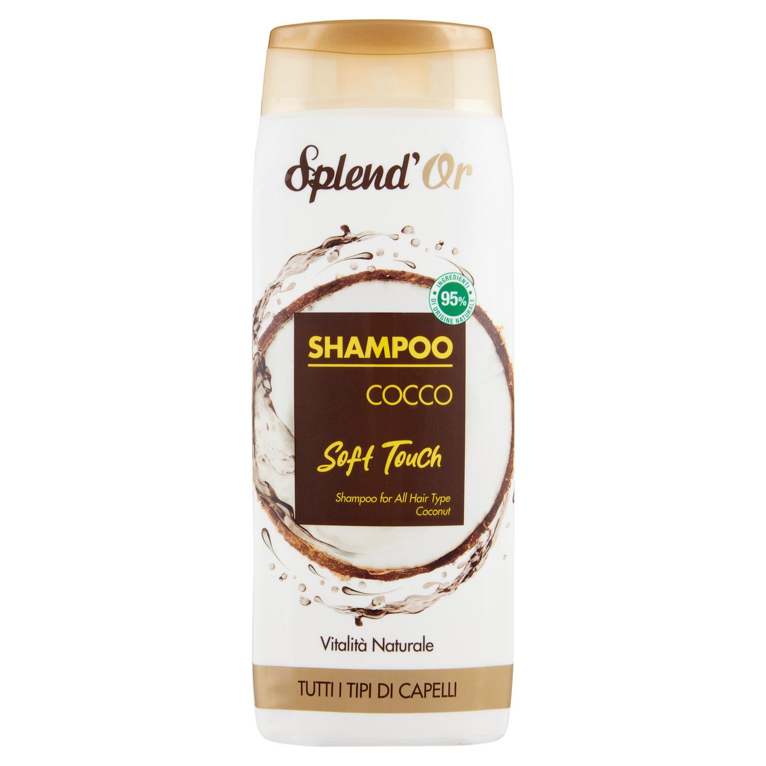 Shampoo addolcente al cocco 300ml Splend'Or