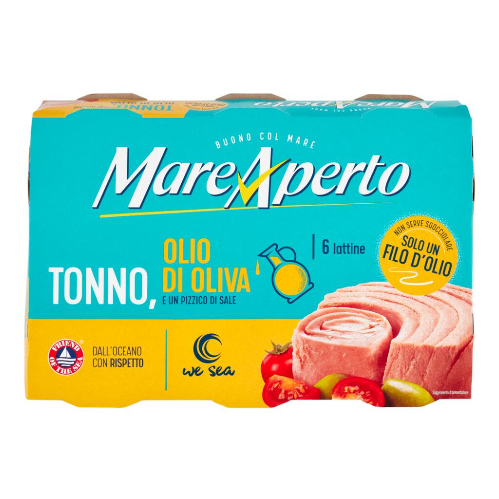 Tonno Mare Aperto o/oliva 6x60g.