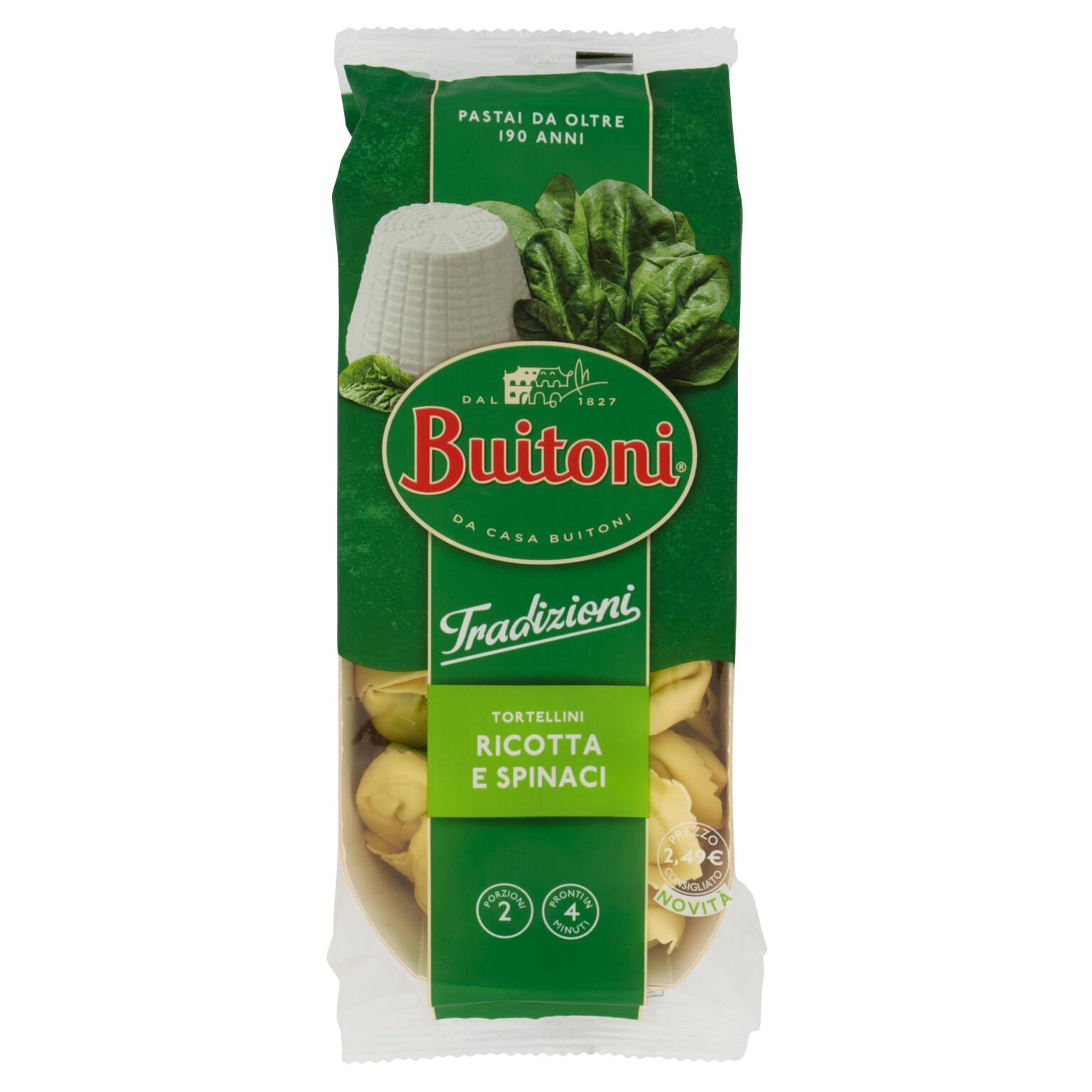 Tortelloni ricotta e spinaci 230g Tradizioni Buitoni