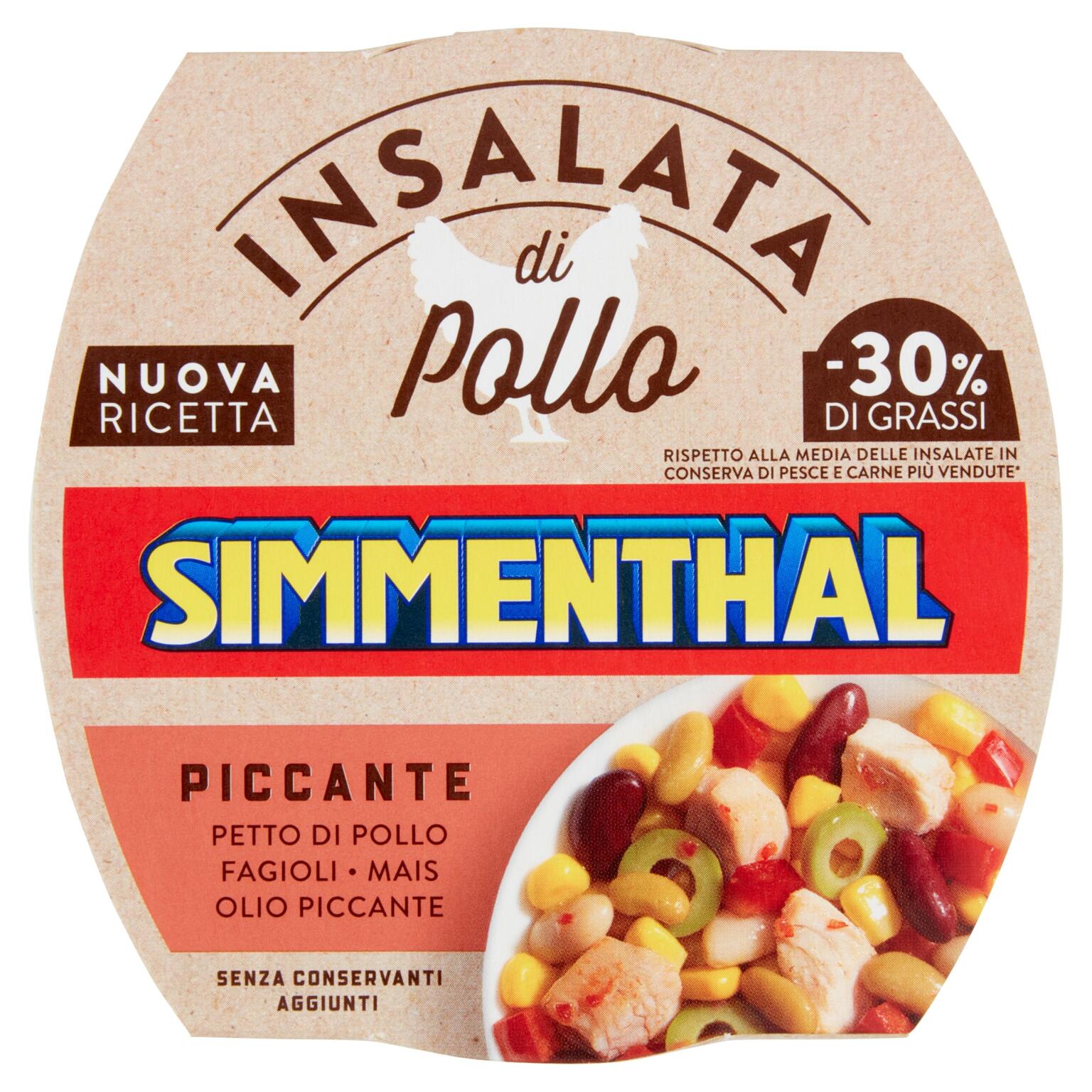 Gustose di pollo fagioli e olio piccante 160g     Simmenthal