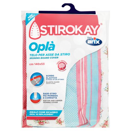 Stirokay oplà telo per asse da stiro cm140x53 Arix