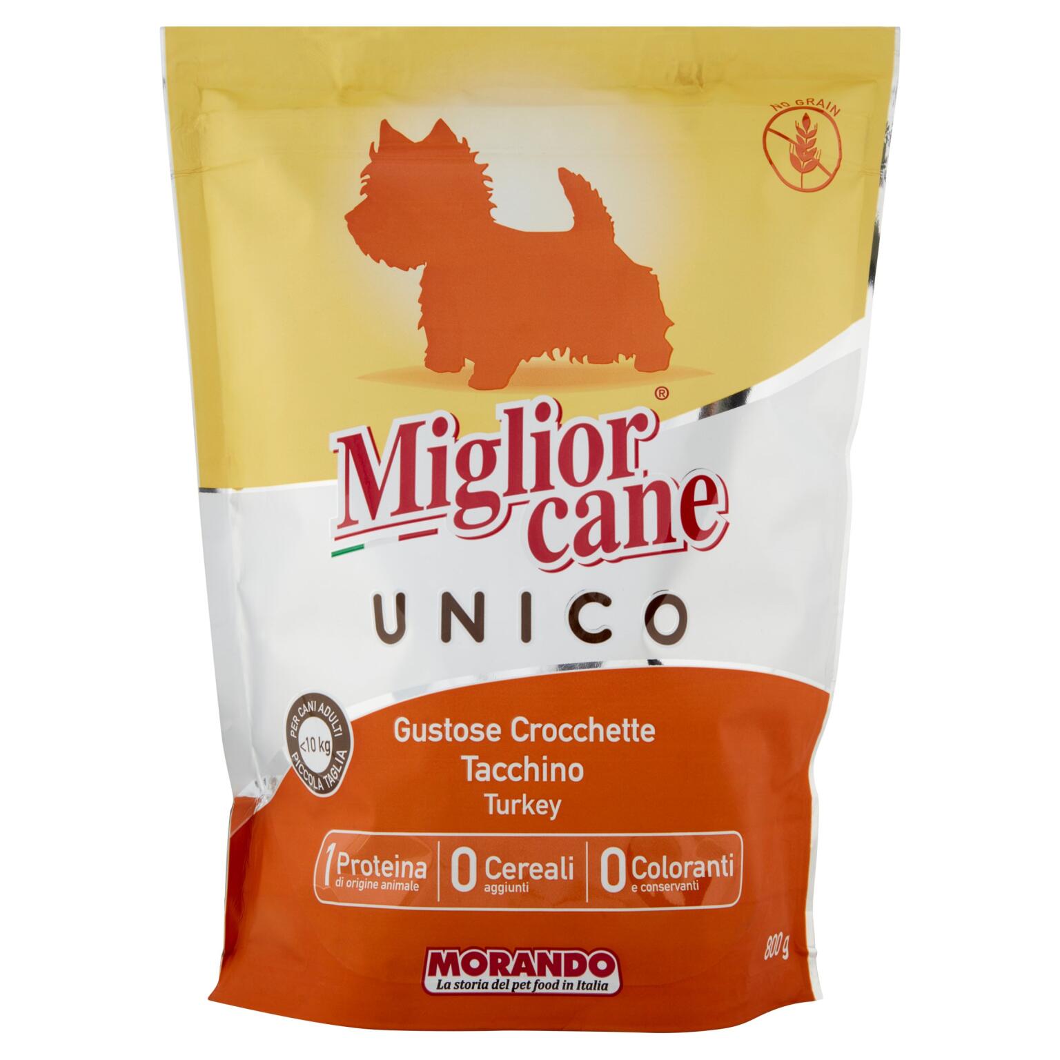 Migiorcane Unico Croccantini Tacchino 800g Morando