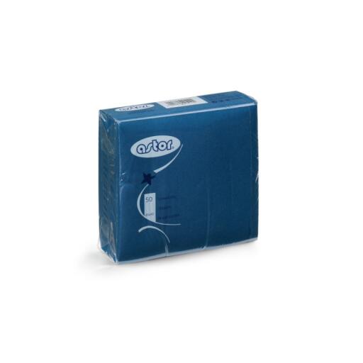 50 Tovaglioli 2 veli blu rustico 40x40cm Astor