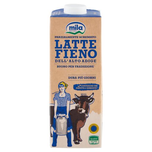 Latte fieno esl parzialmente scremato 1l Mila