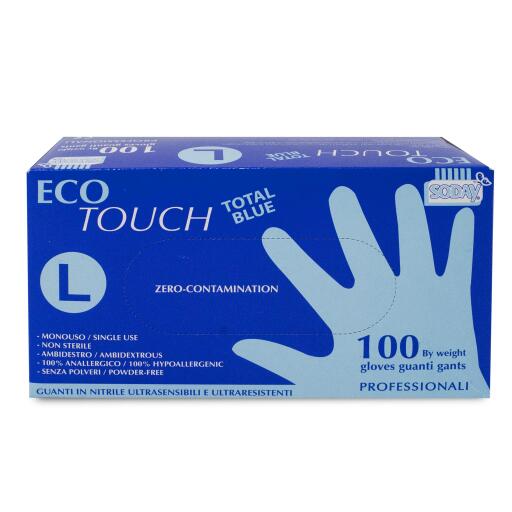 Guanti in Nitrile Eco Touch 100pz Tg.L