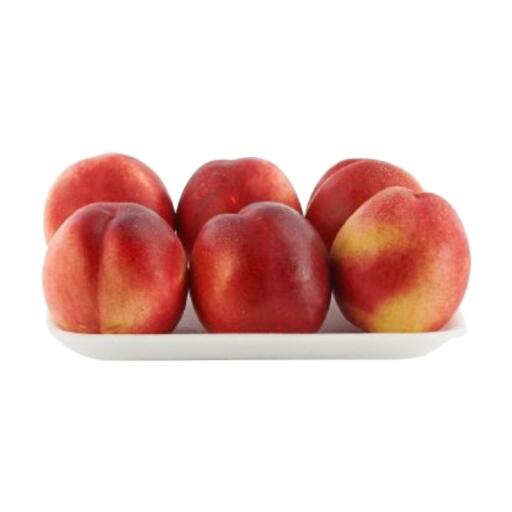 Pesche nettarine bianche confezionate